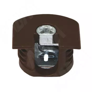 Эксцентрик усиленный в пластиковом корпусе 16 мм, коричневый (SE01PMA)