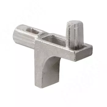 K-LINE Полкодержатель с дополнительным упором для деревянных полок c фиксацией, никель (1 02080 50 YA)