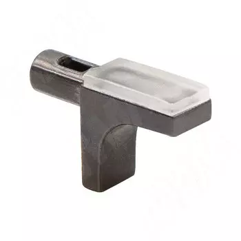 K-LINE Полкодержатель с дополнительным упором для стеклянных полок без фиксации, черный никель (1 02080 30 YQ SET)