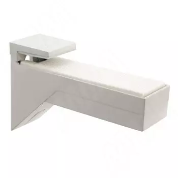 KALABRONE Менсолодержатель для деревянных и стеклянных полок 8 - 30 мм, белый матовый (2 шт.) (1 62200 10 AE-2)