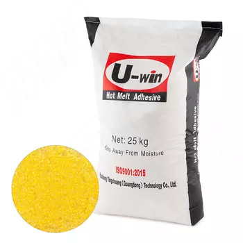 Клей U-win H-300 EVA среднетемпературный, Полупрозрачный, 25 кг (H-300)