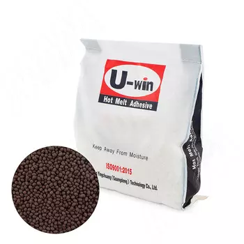 Клей U-win K-806 brown EVA высокотемпературный, коричневый, 2 кг (K-806 B-2)