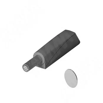 Комплект K-PUSH TECH толкатель 20 мм накладной с магнитом, антрацит, с крепежом и ответными планками (C010002666)