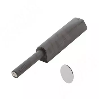 Комплект K-PUSH TECH толкатель усиленный 37 мм накладной с магнитом, антрацит, с крепежом и ответными планками (C010002668)