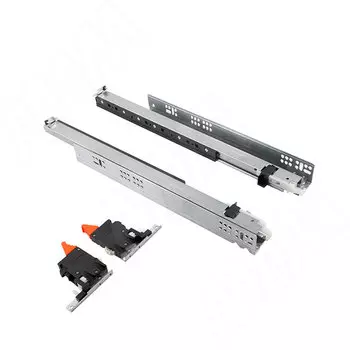 Комплект направляющих скрытого монтажа F70 SMOVE, полного выдвижение с плавным закрыванием, 500 мм, с фиксаторами (G7E6S500XXB-S)