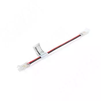 Коннектор для ленты COB и SMD, 5 мм, провод 100 мм, IP20 (LSA-5-CB-SS-10-20)