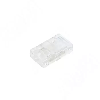 Коннектор для ленты COB и SMD, 8 мм, стык в стык, IP20 (LSA-8-CB-SS-NO-20)