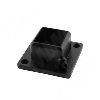 Консоль-крепление к плоскости 25х25 мм, высокая, черный (зажимная шпилька) (CWS125BL)