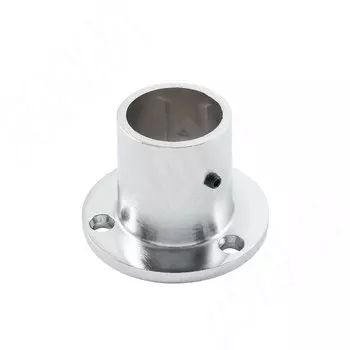 Консоль-крепление к плоскости D=25мм, высокая, хром (зажимная шпилька)) (JOK-H008 03)