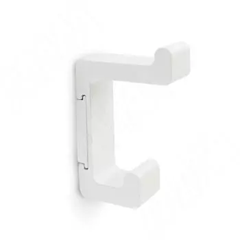 Крючок двухрожковый белый матовый (HK.13.WTM)