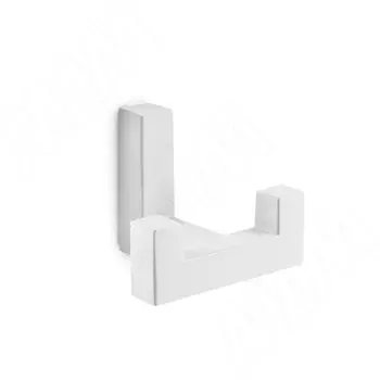 Крючок двухрожковый белый матовый (HK.34.WTM)