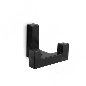 Крючок двухрожковый черный матовый (HK.34.BLM)