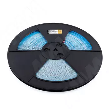 Лента светодиодная 2835/120, 12V, 50 м, основание 5 мм, теплый белый 3200К, IP20, 9.6W/1м (LS12-2835WW-9.6-5-50)