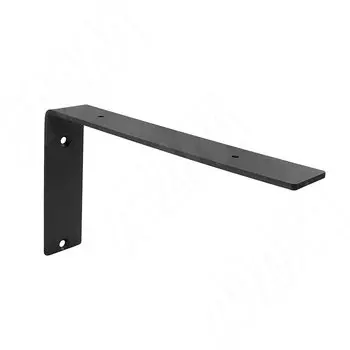 LOFT Менсолодержатель для деревянных полок L-250 мм, черный матовый (LFT.002.250.00BL)