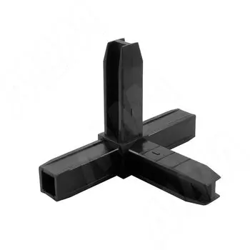 ЛОФТ соединитель 4-сторонний, черный (LFCON4BL)