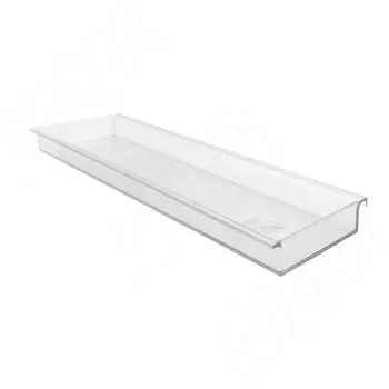 Лоток пластиковый для бутылочниц в нижнюю базу 150 мм, прозрачный (VPELQ150)