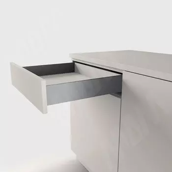 LS BOX комплект ящика 400 мм, цвет графит (боковины h88 мм с направляющими открывания от нажатия) (LT88400GP)