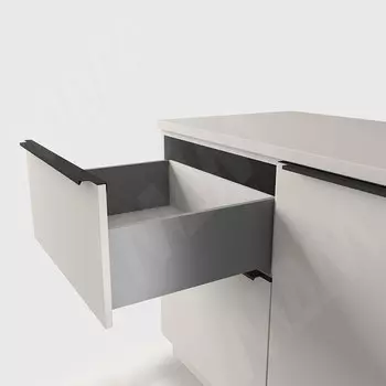 LS BOX комплект ящика 450 мм, графит, боковины h173 мм с направляющими плавного закрывания (LS173450GP)