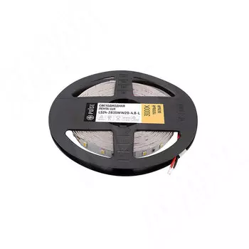 LUX лента светодиодная 2835/60, 24V, 5 м, CRI 90, теплый белый 3000К, IP20, 4.8W/1м (LS24-2835WW20-4.8-L)