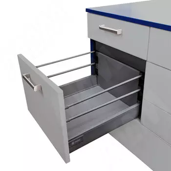 M-TECH стандартный ящик с двойным наращиванием, длина 450 мм, графит (STR.HSD.450GP (графит))