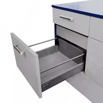 M-TECH стандартный ящик с рейлингом, длина 450 мм, графит (MT.MS.450GP (графит))