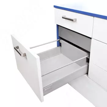 M-TECH стандартный ящик с рейлингом, длина 300 мм, серый металлик (MT.MS.300G (серый))