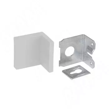 Мебельный навес универсальный, металл, белая пластиковая заглушка, 15 кг (55031-016)