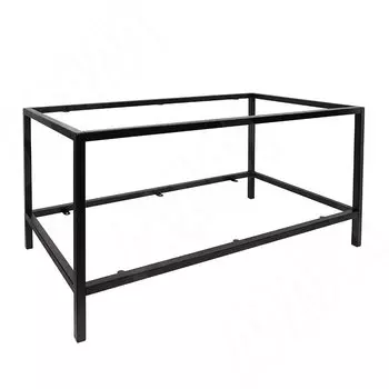 Металлокаркас-стол журнальный 900x450x440мм черный (RAL 9005, муар) (MF.13.900x450x440.BLC)