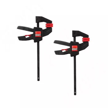 Набор струбцин пистолетного типа (EZS11-4 x 2 шт), 2 кН, 110 мм x 40 мм, распор 80 - 190 мм (BE-EZS11-4SET)