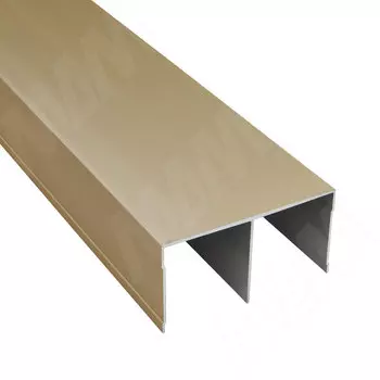 Направляющая верхняя золото L=6200 (№9 ЛАЙТ 3390)