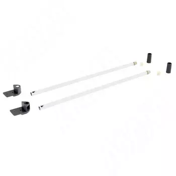 NOVA PRO DELUXE комплект круглых рейлингов 350 мм, белый (F102045963)