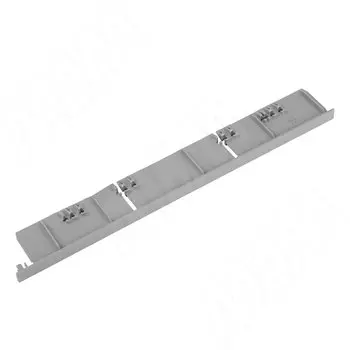 NOVA PRO DELUXE Заглушка торцевая фасада F8 внутреннего ящика h=186 мм, серый металлик (F102101450)