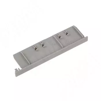 NOVA PRO DELUXE Заглушка торцевая фасада F8 внутреннего ящика h=90 мм, серый металлик (F102101383)