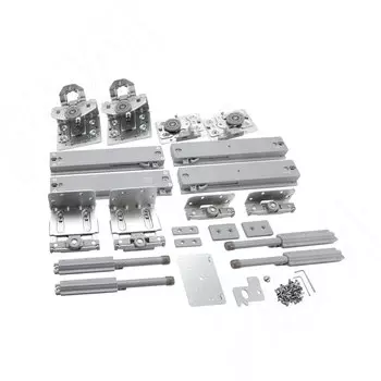 ONE Комплект роликов и доводчиков на 2 двери толщиной от 20 до 25 мм (ONE2D25)