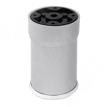 Опора декоративная D56мм, Н100+18мм хром матовый/хром (ADJ4.100.CMCR)