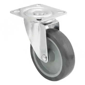 Опора колесная, D75 мм, без стопора, с площадкой (CST75)