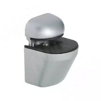 ПЕЛИКАН Менсолодержатель для деревянных и стеклянных полок 4 - 22 мм, хром матовый (SU02A GREY)