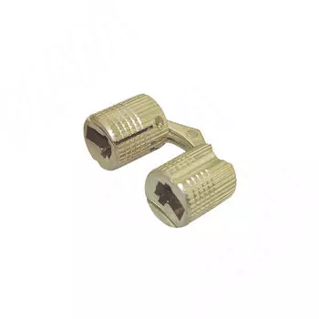 Петля потайная латунь D14, ДСП 20 мм (CI-K002)