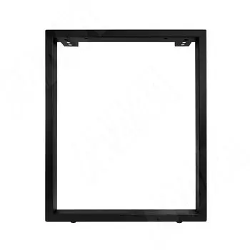 Пилар опора для стола П-образная, 60х30, H715+10 мм, черный, 1шт. (П60X30/715 BLC)