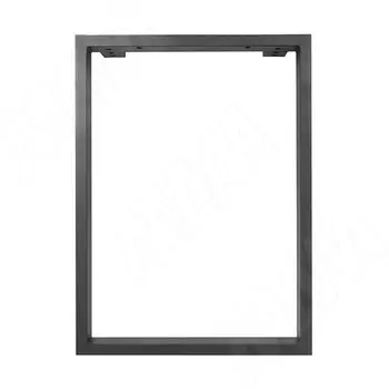 Пилар опора для стола П-образная, 60х30, 595xH820 (+10 мм), графит (П60X30/595X820 GR)