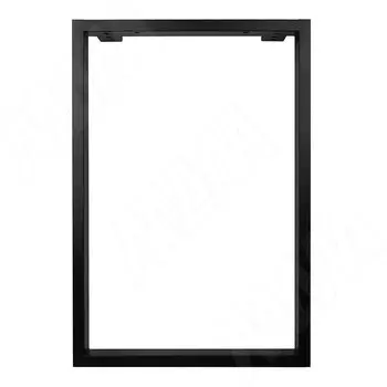 Пилар опора для стола П-образная, 60х30, 595xH870 (+10 мм), черный (RAL 9005, муар) (П60X30/595X870 BLC)