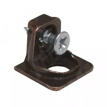 PK2 Опора полкодержателя с саморезом, бронза (2597 36)