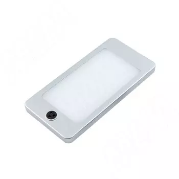 POCKET Светодиодный светильник с ИК-выключателем на взмах руки, 160x80 мм, серебро, 12V, нейтральный белый 4000К, 3W (PC12-160MS-MCR-NW3)