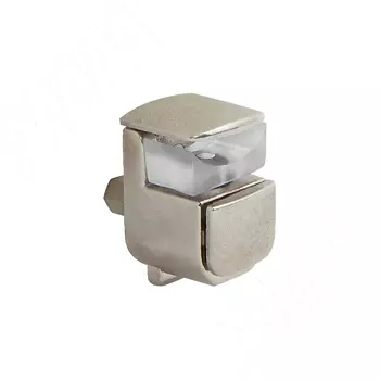 Полкодержатель для стеклянных полок толщиной 4-10 мм, никель (SHG-510 NI)