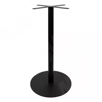 Порту подстолье 450х450, H1100+5мм, черный (RAL 9005, муар) (PR1100X450X450 BLC)