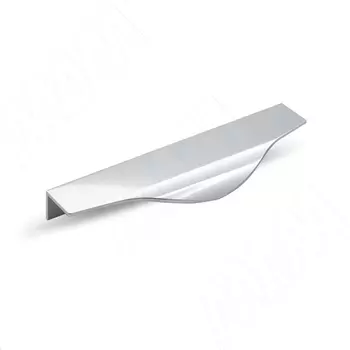 Профиль-ручка 150мм крепление саморезами алюминий полированный (анод) (26.150.AS)