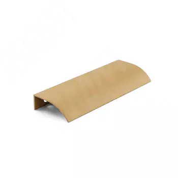 Профиль-ручка 96мм (L=124мм) крепление саморезами золото матовое (краска) (PH.RU15.096.GL)