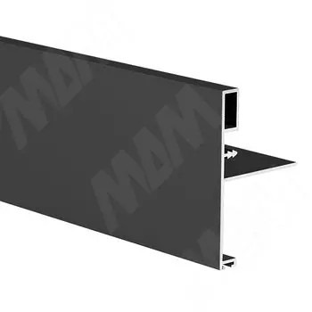 Профиль-ручка широк., для фасада 18 мм, черный, L-6000 (PR480949PR)