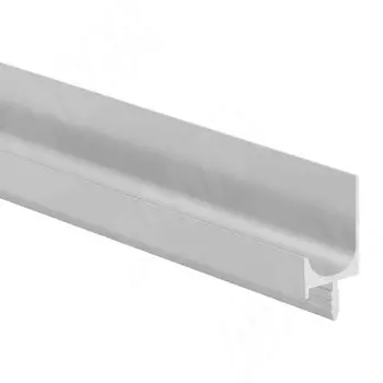 Профиль-ручка врезная для фасада 16/18мм, алюминий матовый (анод), L-3000мм (PH.RU07.3000.AL PR)