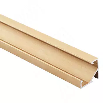 Профиль СМ1, угловой, золото матовое, 16х16мм, L-2000 (LSP-CM1-ALU-2-GL)